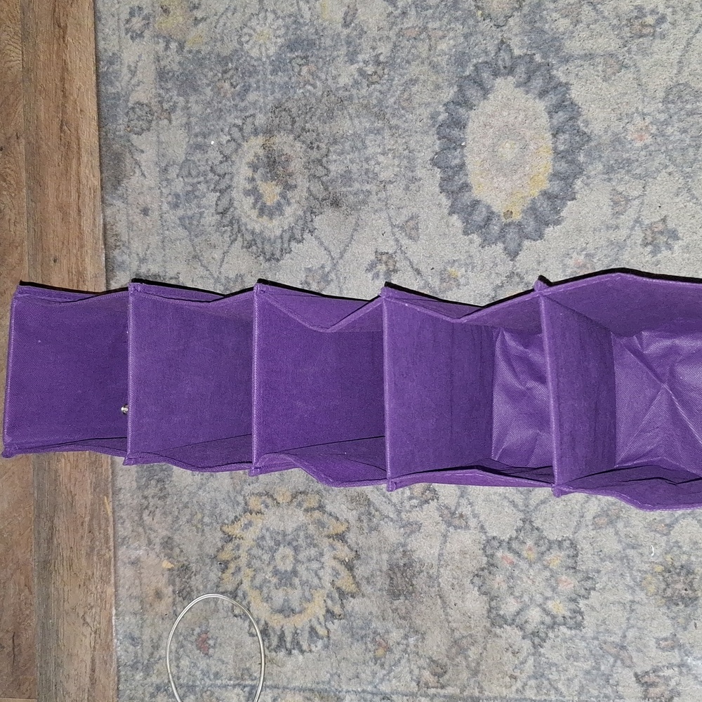 Purple Hanging Organizer